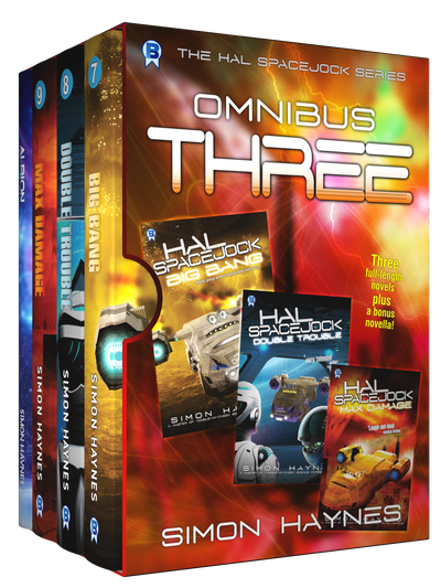 Hal Spacejock Omnibus Three cover art (c) Bowman Press